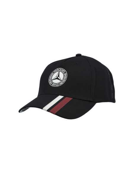 Gorra negra de cinco paneles para verdaderos fanáticos de Mercedes-Benz Classic B66043053 Gorra negra de cinco paneles para verdaderos fanáticos de Mercedes-Benz Classic B66043053