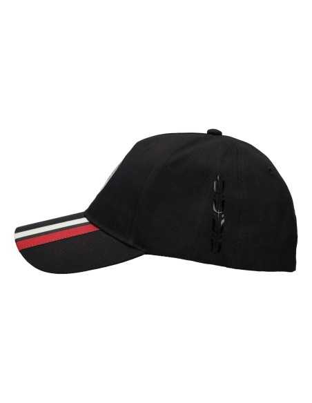 Gorra negra de cinco paneles para verdaderos fanáticos de Mercedes-Benz Classic B66043053 Gorra negra de cinco paneles para verdaderos fanáticos de Mercedes-Benz Classic B66043053