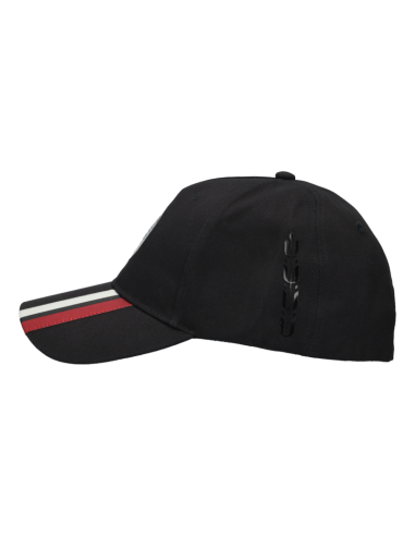 Gorra negra de cinco paneles para verdaderos fanáticos de Mercedes-Benz Classic B66043053