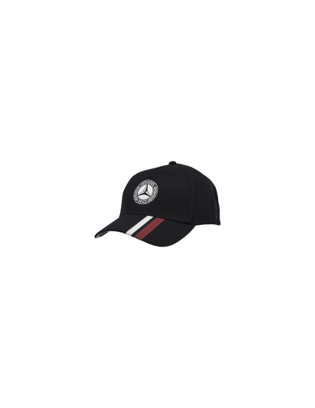 Gorra negra de cinco paneles para verdaderos fanáticos de Mercedes-Benz Classic B66043053 Gorra negra de cinco paneles para verdaderos fanáticos de Mercedes-Benz Classic B66043053