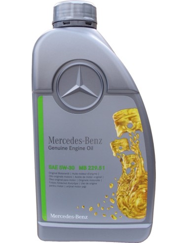 Aceite de motor Mercedes 5W-30 MB 229.52 - Diésel totalmente sintético A000989950213AMEW 1x1L