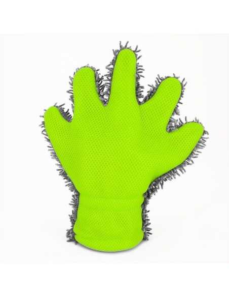 AutoStyle dubbelzijdige autowashandschoen - grijs/groen AutoStyle dubbelzijdige autowashandschoen - grijs/groen