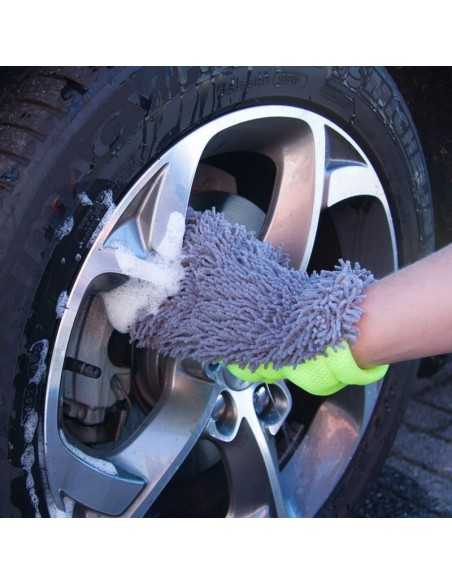 AutoStyle Doppelseitiger Autowaschhandschuh - Grau/Grün AutoStyle Doppelseitiger Autowaschhandschuh - Grau/Grün