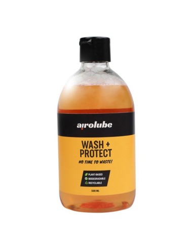 Airolube Wash & Protect Shampoo para carro + proteção de cera - Tampa Fliptop de 500ml