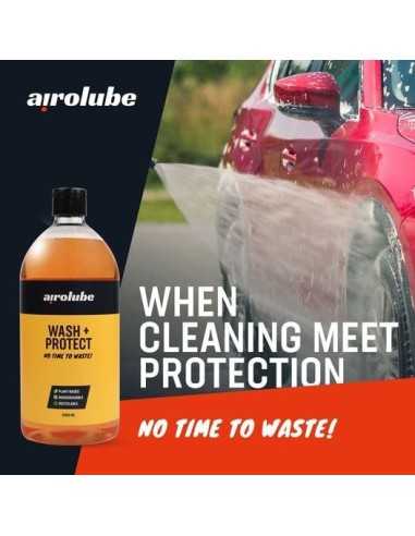 Airolube Wash & Protect Autoshampoo + Wachsschutz - 500ml Fliptop-Verschluss