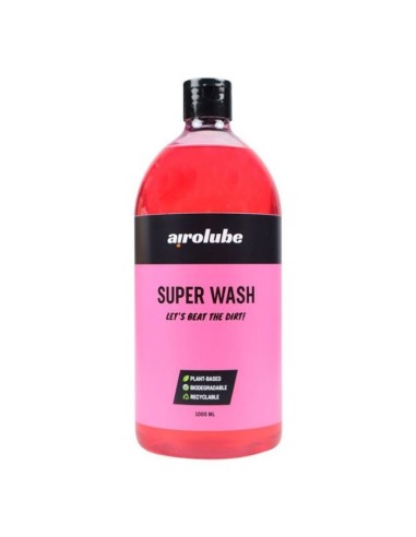 Shampoing pour voiture Airolube Super Wash - 1000 ml avec bouchon rabattable