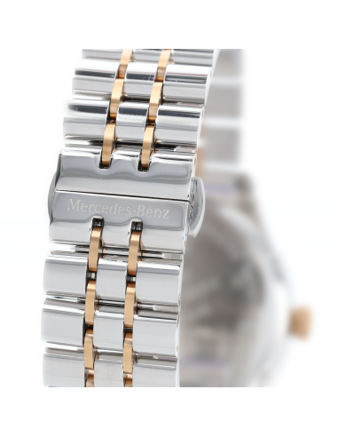 Reloj de pulsera para hombre Classic Elegance oro rosa plata negro