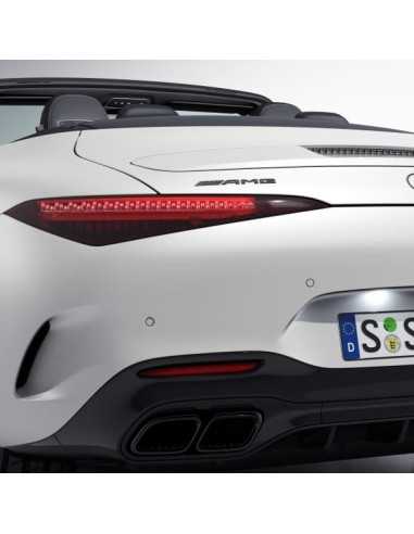 Letras do logotipo AMG pretas originais Mercedes Benz
