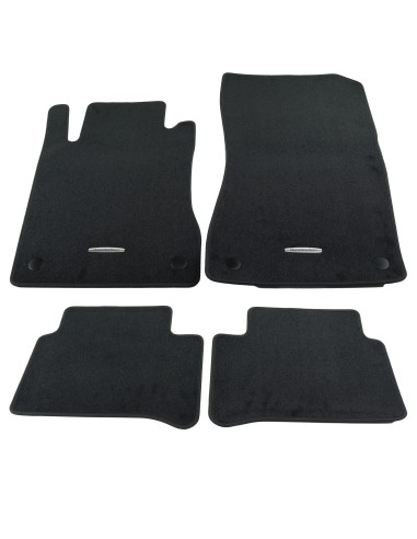 Alfombrillas de velour CLS C219 negras 4 piezas Original Mercedes-Benz