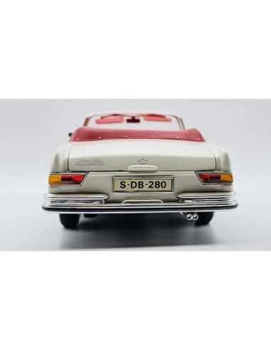 Mercedes-Benz 280 SE Bouwjaar 1967 crèmewit 1:18 Maisto