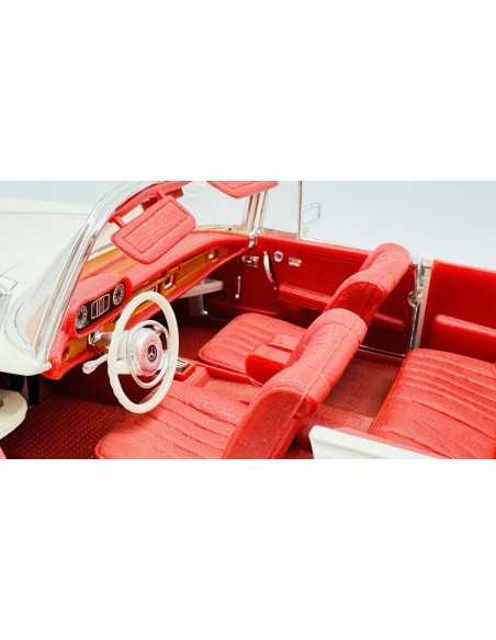 Mercedes-Benz 280 SE Ano de construção 1967 creme branco 1:18 Maisto