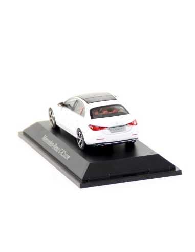 Modelo de coche Mercedes-Benz Clase C Avantgarde W206 blanco opalita a escala 1:43