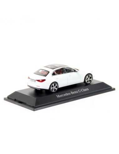 Modelo de coche Mercedes-Benz Clase C Avantgarde W206 blanco opalita a escala 1:43