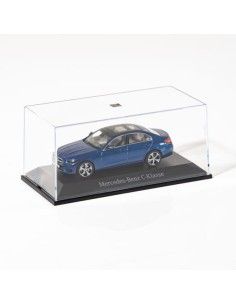 Modelo de coche Mercedes-Benz Clase C Avantgarde W206 azul espectral a escala 1:43