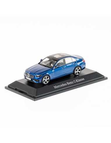 Modelo de coche Mercedes-Benz Clase C Avantgarde W206 azul espectral a escala 1:43