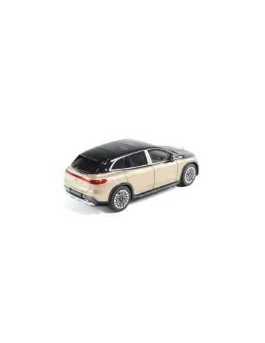 Original Mercedes-Maybach Modellauto EQS 680 SUV Z296 im Maßstab 1:18 Obsidianschwarz Kalaharigold