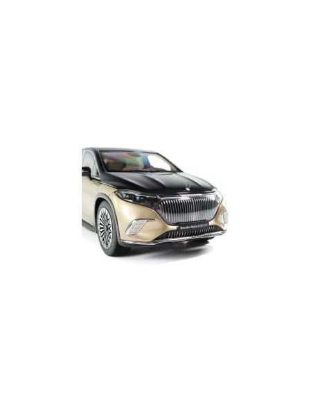 Original Mercedes-Maybach Modellauto EQS 680 SUV Z296 im Maßstab 1:18 Obsidianschwarz Kalaharigold Original Mercedes-Maybach Modellauto EQS 680 SUV Z296 im Maßstab 1:18 Obsidianschwarz Kalaharigold