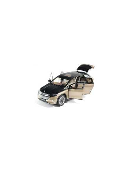 Original Mercedes-Maybach Modellauto EQS 680 SUV Z296 im Maßstab 1:18 Obsidianschwarz Kalaharigold Original Mercedes-Maybach Modellauto EQS 680 SUV Z296 im Maßstab 1:18 Obsidianschwarz Kalaharigold