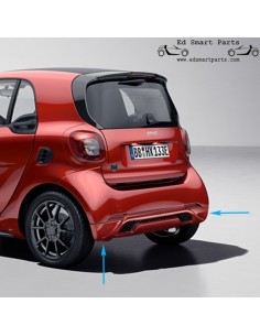 Difusor trasero original Smart FORTWO (453) Brabus - Imprimado A4538804102
