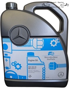 Aceite de motor Mercedes 5W-40 MB 229.5 - 1x 5 litros A000989920213AIFE
