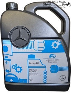 Óleo de motor Mercedes 5W-40 MB 229.5 - 1 x 5 litros A000989920213AIFE