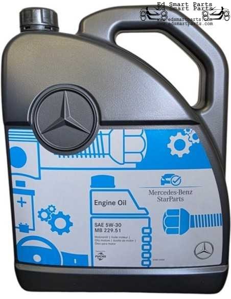 Óleo de motor Mercedes 5W-40 MB 229.5 - 1 x 5 litros A000989920213AIFE