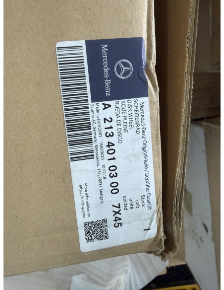 Roda de liga leve original Mercedes-Benz A2134010300 7x45