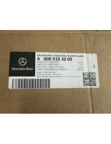 Kit de peças originais Mercedes-Benz para a estrutura do assento A0009103009