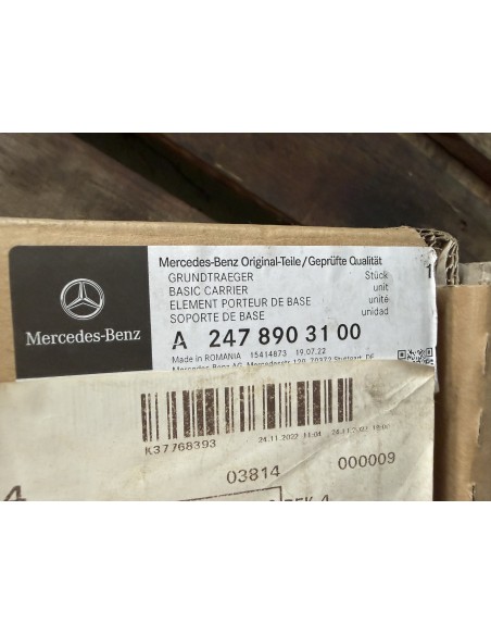 Barras portaequipajes básicas originales Mercedes-Benz OEM A2478903100