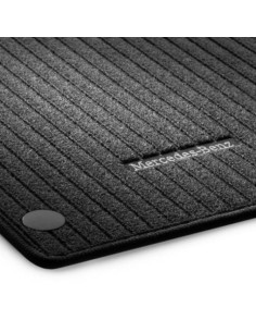 Alfombrillas Rips, juego de 2 piezas, traseras, para GLC Coupé C253, color negro. Original Mercedes-Benz.