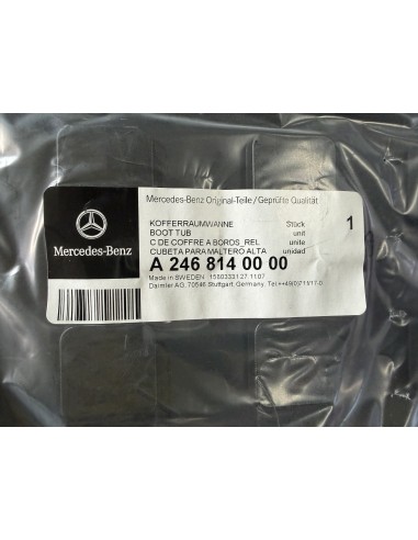 Tapis de coffre d'origine Mercedes-Benz Classe B – OEM A2468140000