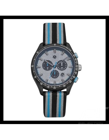 Mercedes sporthorloge heren chronograaf nylon band carbon wijzerplaat Mercedes-Benz B67995428