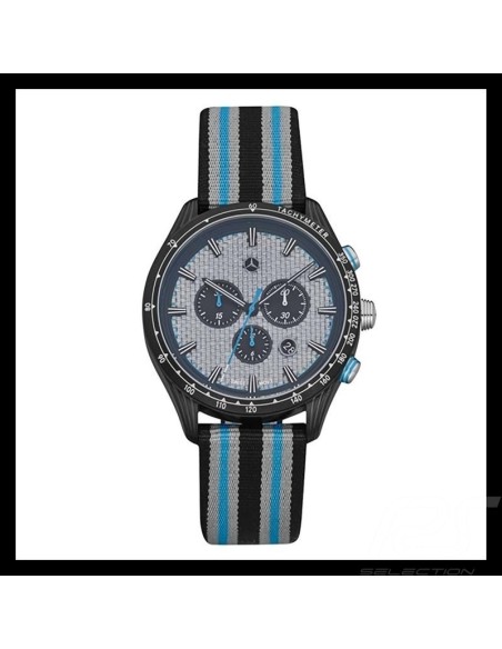 Mercedes Sportuhr für Herren, Chronograph, Nylonarmband, Carbon-Zifferblatt, Mercedes-Benz B67995428