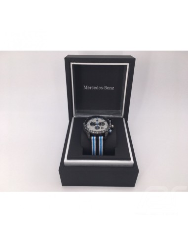 Relógio esportivo Mercedes masculino cronógrafo com pulseira de nylon e mostrador de carbono Mercedes-Benz B67995428