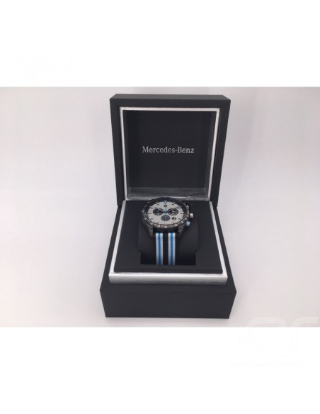 Mercedes sporthorloge heren chronograaf nylon band carbon wijzerplaat Mercedes-Benz B67995428
