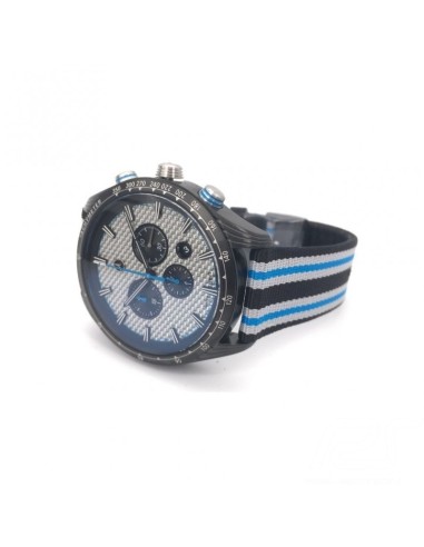 Mercedes Sportuhr für Herren, Chronograph, Nylonarmband, Carbon-Zifferblatt, Mercedes-Benz B67995428
