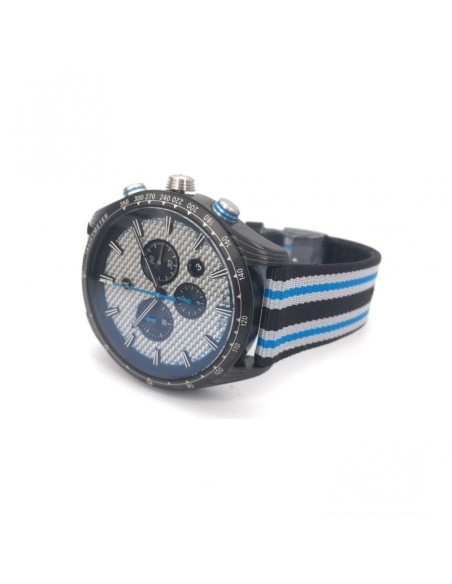 Reloj deportivo Mercedes para hombre, cronógrafo, correa de nailon, esfera de carbono, Mercedes-Benz B67995428