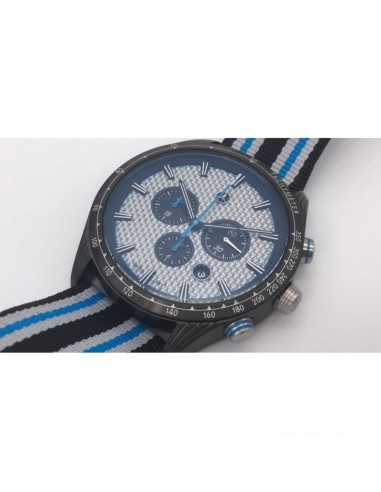 Mercedes Sportuhr für Herren, Chronograph, Nylonarmband, Carbon-Zifferblatt, Mercedes-Benz B67995428