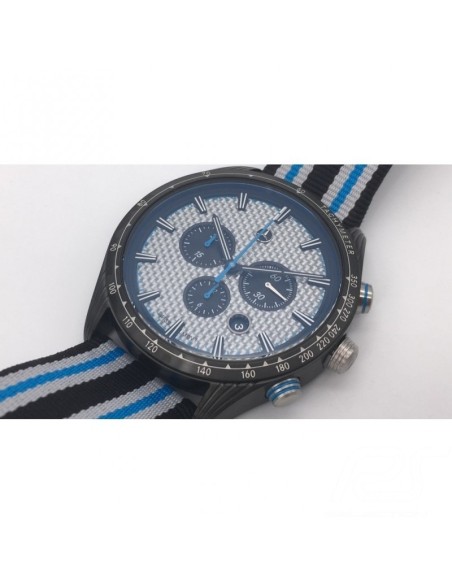 Orologio sportivo Mercedes da uomo cronografo con cinturino in nylon e quadrante in carbonio Mercedes-Benz B67995428
