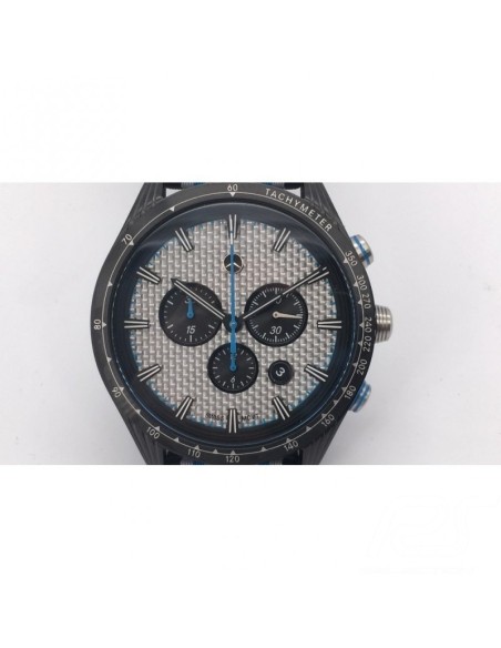 Orologio sportivo Mercedes da uomo cronografo con cinturino in nylon e quadrante in carbonio Mercedes-Benz B67995428
