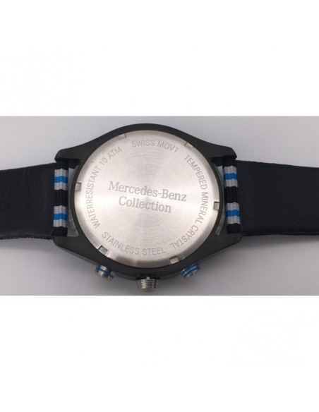 Mercedes Sportuhr für Herren, Chronograph, Nylonarmband, Carbon-Zifferblatt, Mercedes-Benz B67995428