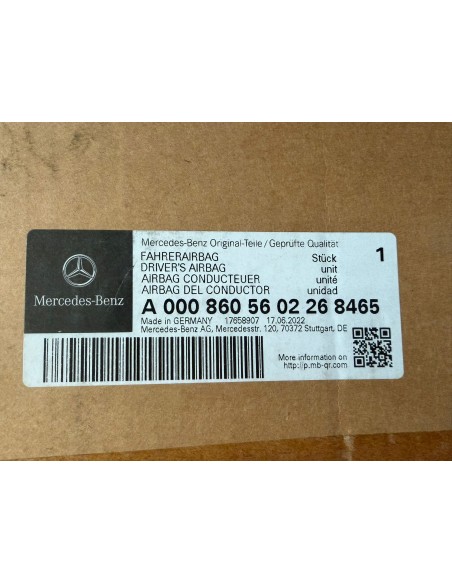 Airbag volante lato guidatore Mercedes-Benz W204, colore beige, codice ricambio originale A0008605602268465