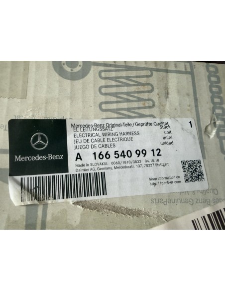 NIEUWE originele Mercedes-Benz GLE-Klasse W166 Hybrid kabelboom OEM A1665409912