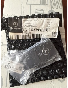 NIEUWE originele Mercedes-Benz Smart Key afstandsbediening met 2 knoppen OEM A24790543069999