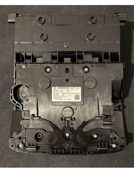 Módulo de control de luz de techo interior original Mercedes-Benz para consola superior OEM A0009001639809051