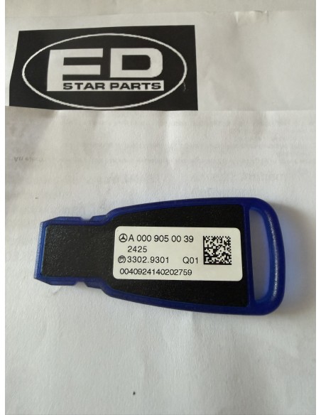 Clé électronique intelligente Mercedes-Benz neuve et authentique, clé d'atelier OEM A0009050039 9999