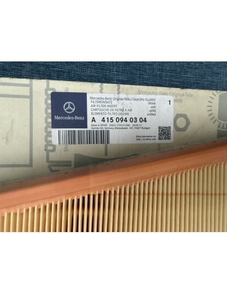 Mercedes-Benz Air Filter A4150940304 Genuine OEM – Citan W415 / A-Class W176 / B-Class W246