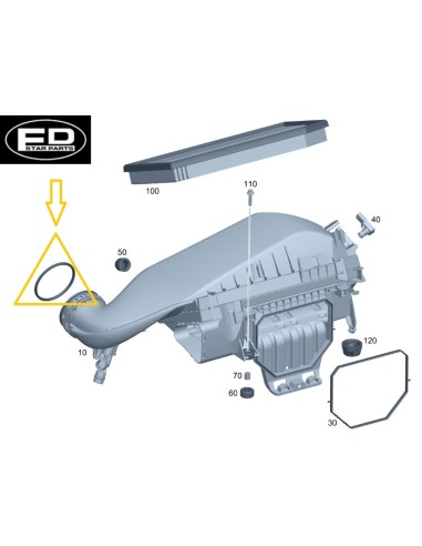 Mercedes-Benz Luftfilterdichtung – A2640910000