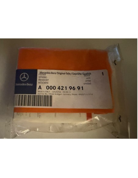 Neuer originaler Mercedes-Benz Bremsbelag-Klapperschutzclip A0004219691
