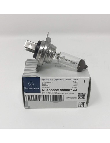 Bombilla H7 original de Mercedes-Benz - N400809 000007 Adecuada para smart forfour 454 y roadster 452